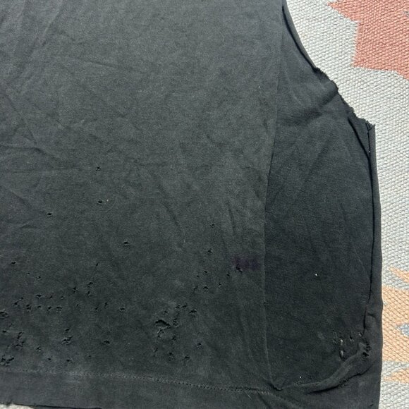 Vintage 90s tank top t shirt doobie brothers chopped distressed muscle gym large - Picture 9 of 13